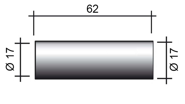 Hubica MIG WT 340 /145.0740.5/-ZVAR/ 62mm/17mm/valcová