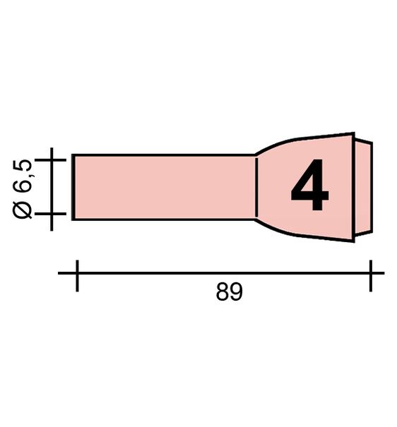 AWI fúvóka Gr. 4 6.5 /TC0103/796F79/701.0296-ZVAR/TIG9/20