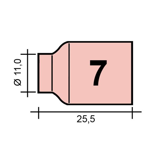 AWI fúvóka Gr. 7 11.0 /TC0044//53N61/527.0107.0/701.0320-ZVAR/TIG9/20