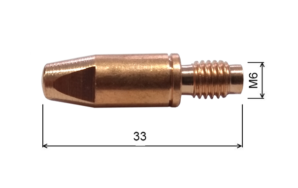 Tipp 1.0 M6x33mm CrNi /42.0001.0054-ZVAR/ FRONIUS