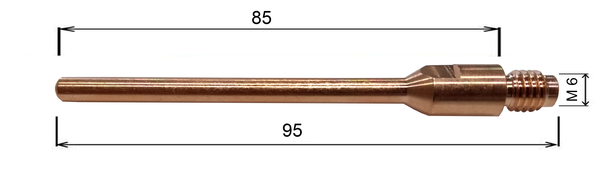 1,2 mm x 95 mm-re meghosszabbított hegy (140,0475)