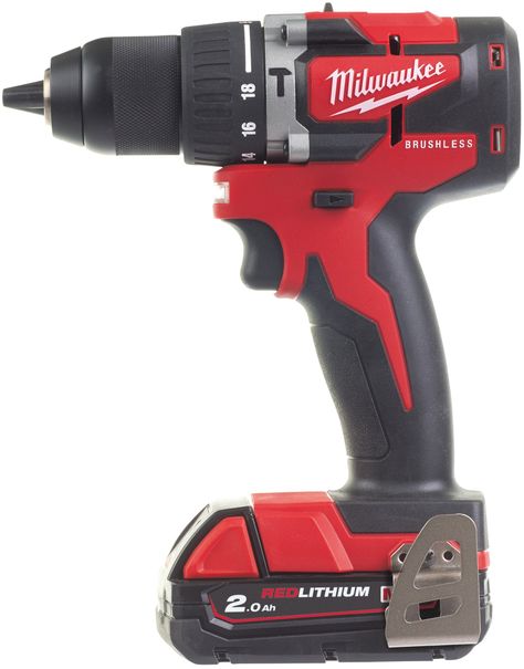 Akkus fúrókalapács - kompakt Milwaukee M18™ M18CBLPD-202C /4933464320/